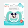Chucha Mickey Reversível de Silicone com Tampa +6M