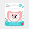 Chucha Minnie Anatômica de Silicone com Tampa +6M