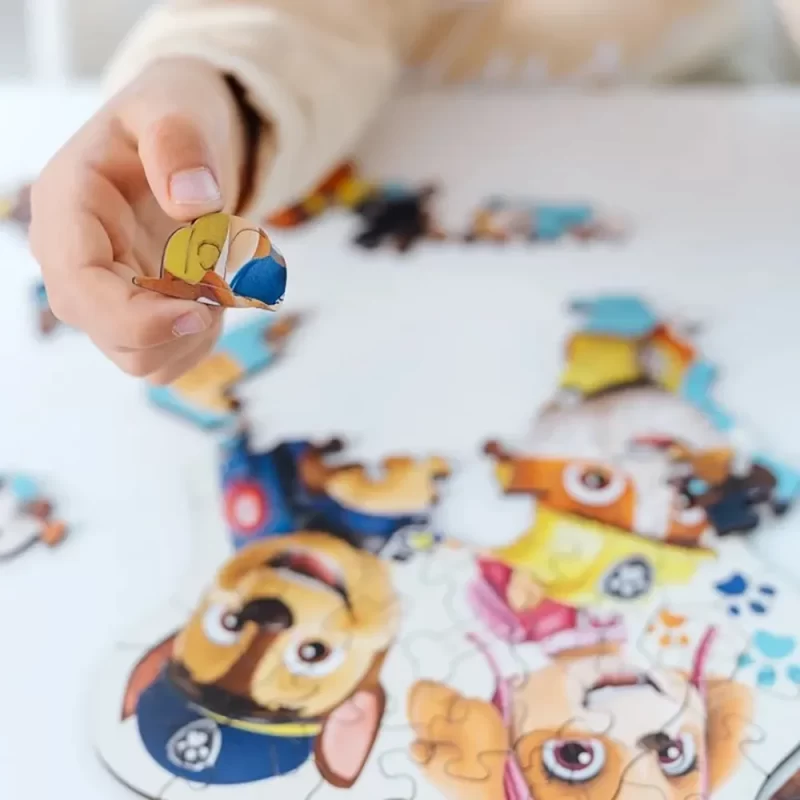 Puzzle de Madeira Patrulha Pata de 50pcs_2