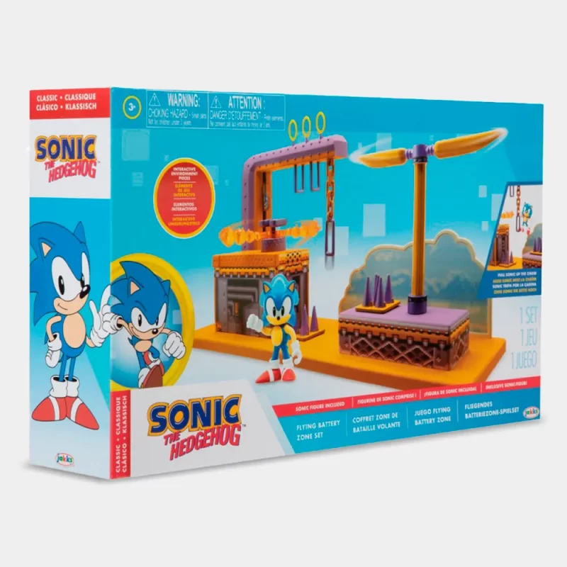 Playset Flying Battery Sonic Zone de 6cm