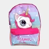 Mochila Escolar Unicórnios de 41cm