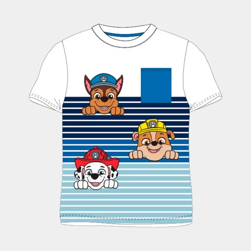 TShirt Patrulha Pata com Bolso 3-8 Anos_1