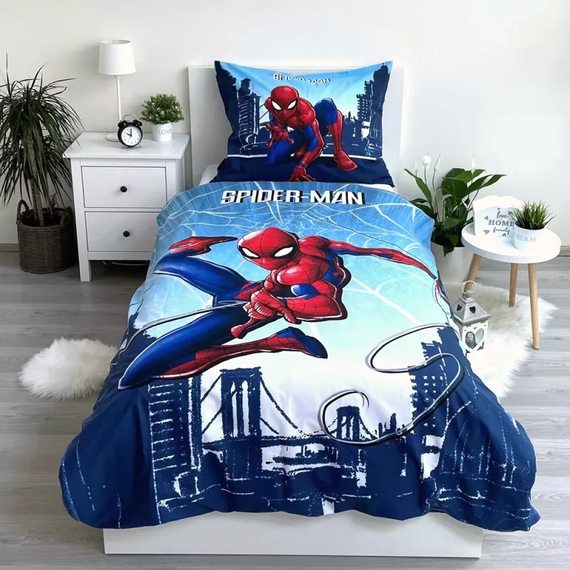 Capa Edredão de Algodão Spiderman 140x200cm