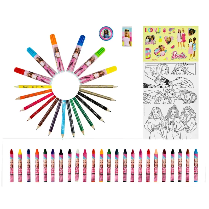 Mala da Barbie com Material de Colorir_2