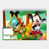 Caderno de Desenho em Espiral do Mickey A4 de 30 Folhas
