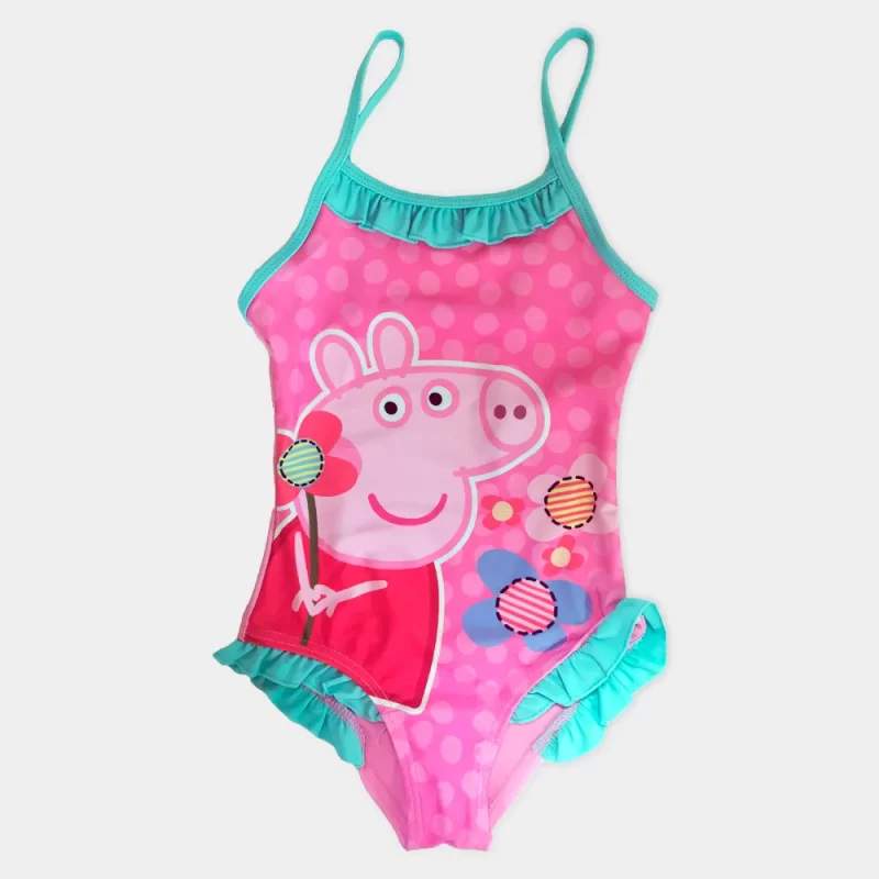 Fato de Banho Peppa com Folhos 4 a 8 Anos_1