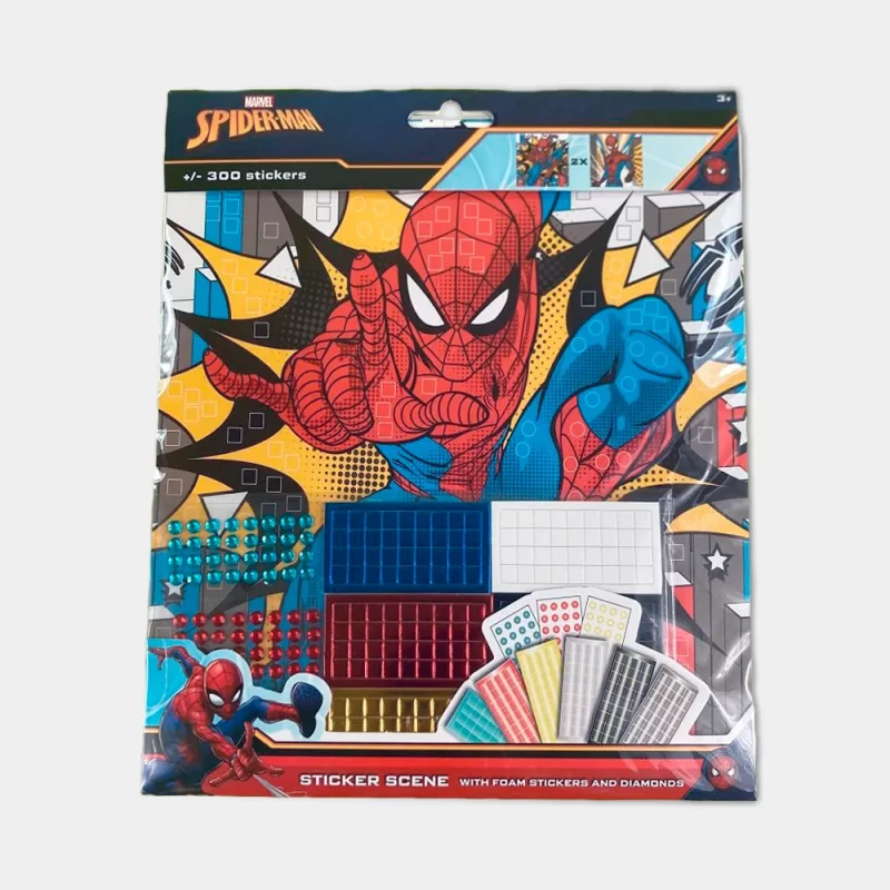 Stickers Brilhantes Homem Aranha