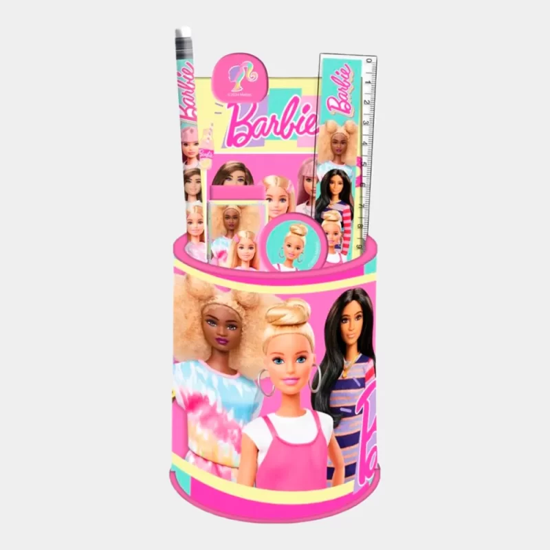 Conjunto de Papelaria Barbie de 7pcs_1
