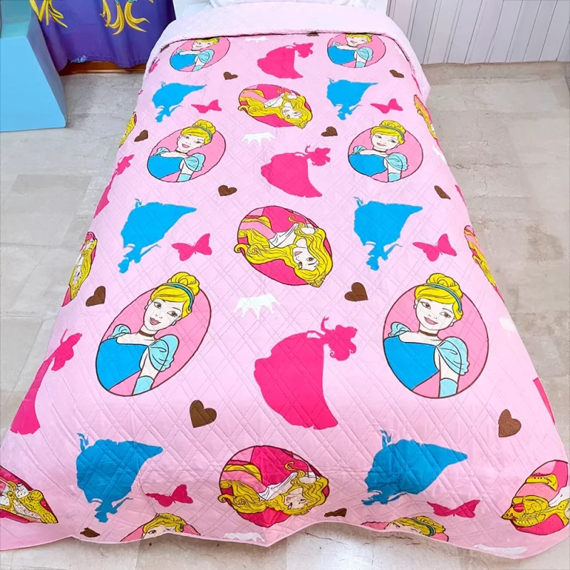 Colcha de Verão Princesas Disney de 170x250cm