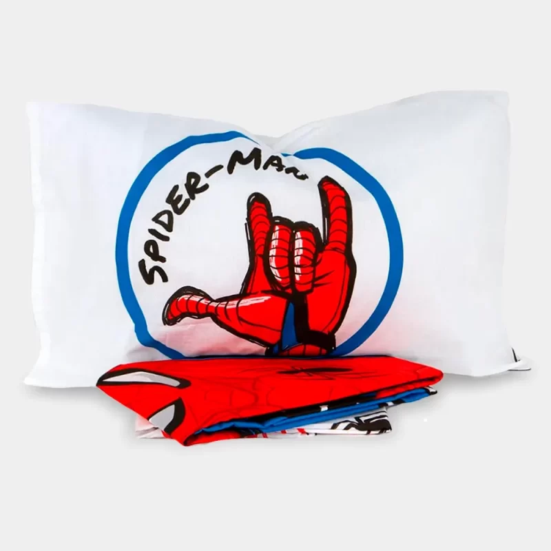Jogo de Lençóis do Homem Aranha de 150 x 265 cm_1
