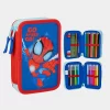 Estojo Duplo do Spidey com Material Escolar