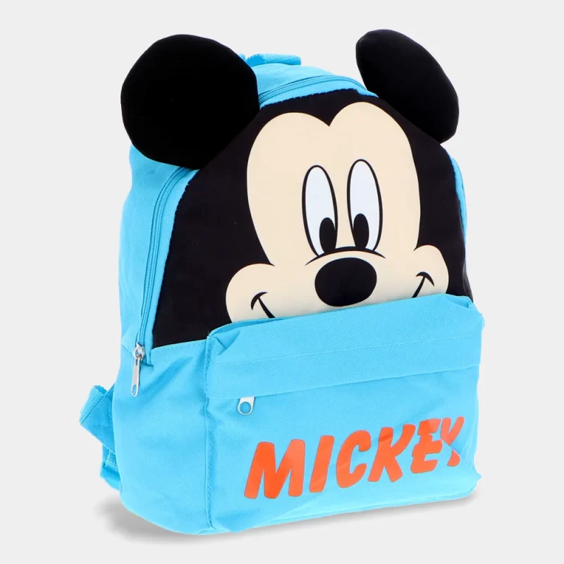 Mochila Infantil Mickey com Orelhas de 30cm