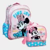 Mochila Escolar e Lancheira Minnie Disney