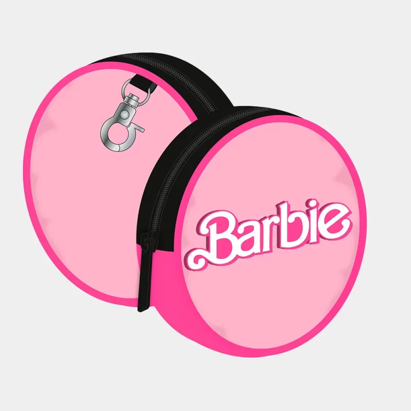 Porta Moedas Redondo da Barbie de 9cm