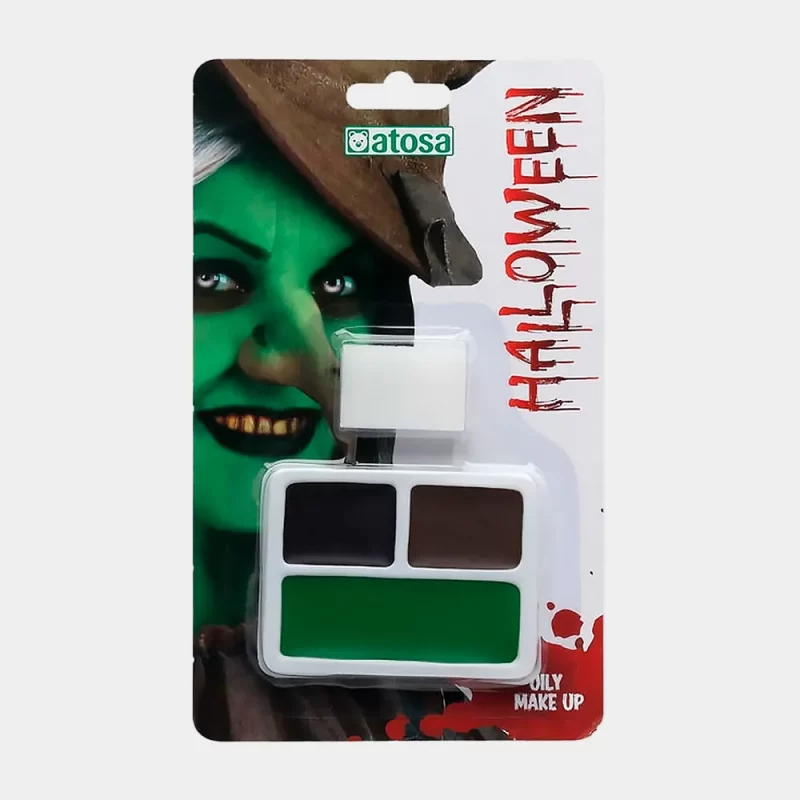 Maquilhagem de Halloween Verde e Castanho