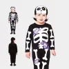 Fato de Esqueleto Bebé com Morcegos 1-4 Anos