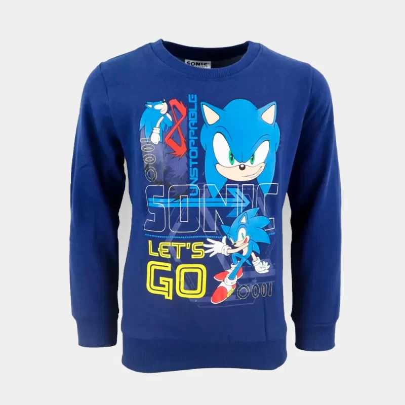 Sweatshirt do Sonic Azul de 4-12 Anos_2