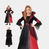 Vestido de Disfarce Vampira Delux 7-12 Anos