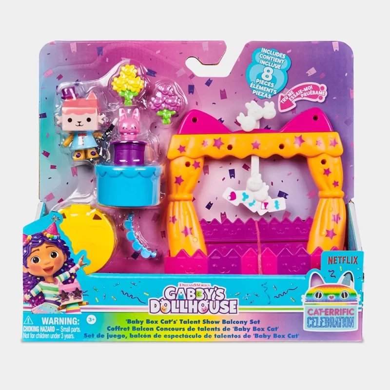 Gabby's Dollhouse Varanda de Talentos Baby Box
