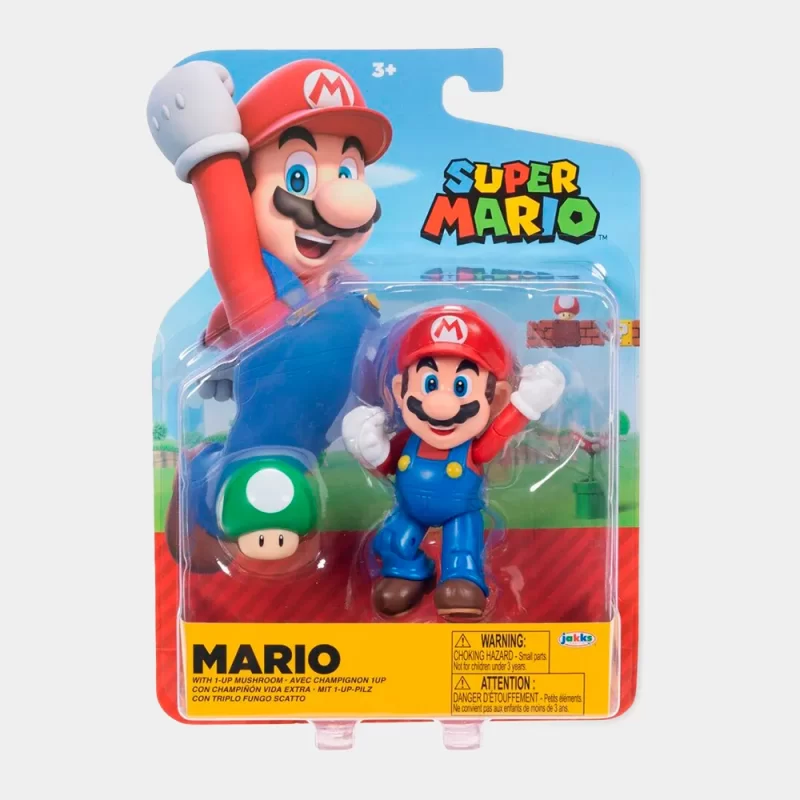 Figura do Super Mário com Acessório de 10cm_5