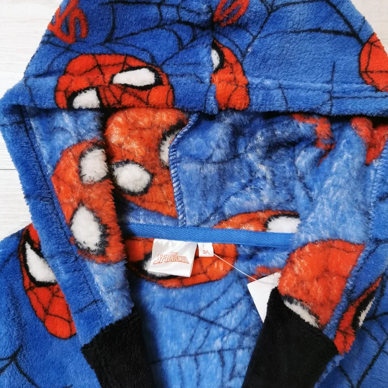 Robe de Coralina Homem Aranha com Capuz_1