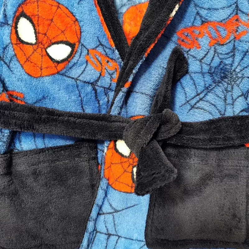 Robe de Coralina Homem Aranha com Capuz_2