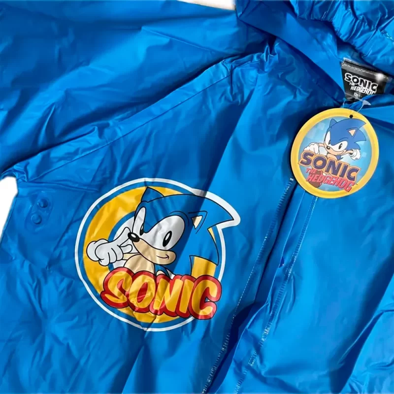 Capa de Chuva Sonic com Capuz 4-9 Anos_4