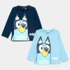 Tshirt Bluey de Manga Comprida 3-6 Anos