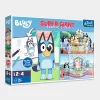 Puzzle Bluey e Bingo Reversível de 15pcs