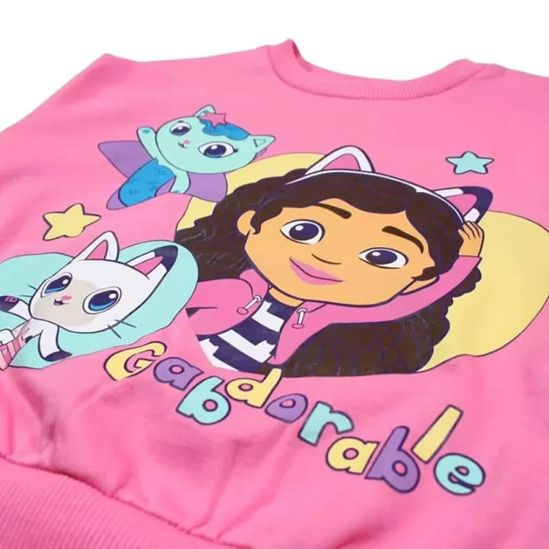Sweat Cardada Gabby Dollhouse 4-9 Anos_1