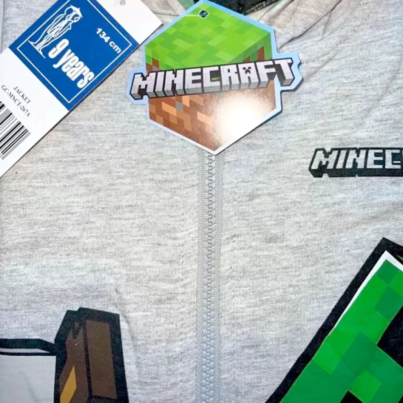 Sweatshirt Cardada Minecraft com Capuz_3