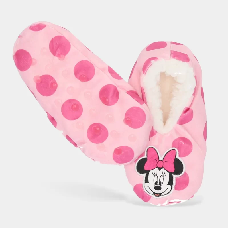 Pantufas Minnie Antiderrapantes Rosa_1