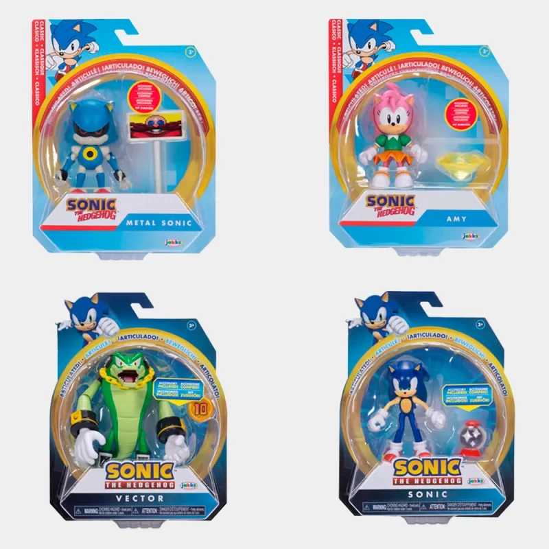 Figuras Articuladas Sonic 2 de 10cm