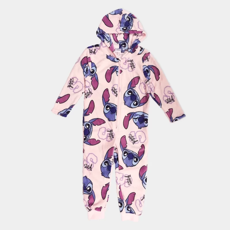 Pijama de Coralina Stitch Rosa/Lilás 6-12 Anos_1