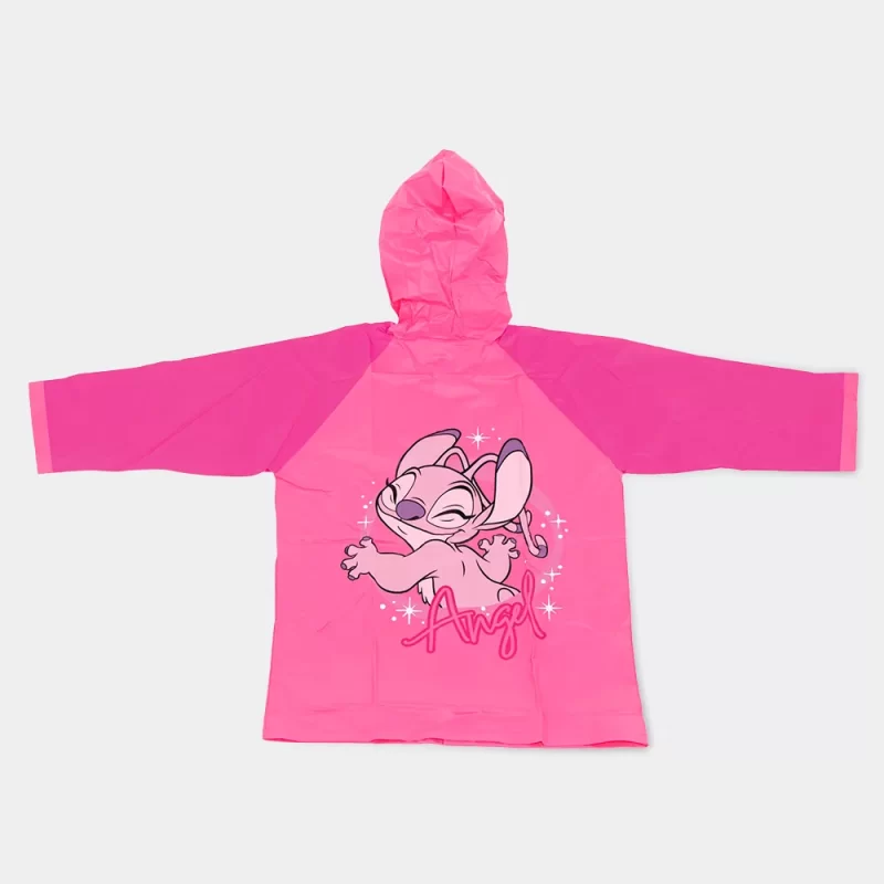 Capa de Chuva Angel Stitch com Capuz 4-8 Anos_1
