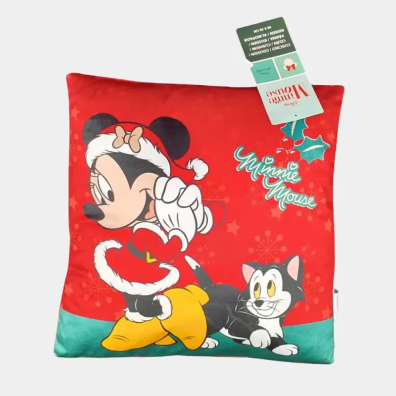 Almofada Natal de Veludo Minnie de 38cm