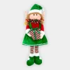 Boneca Elfo de Natal Verde de 61cm