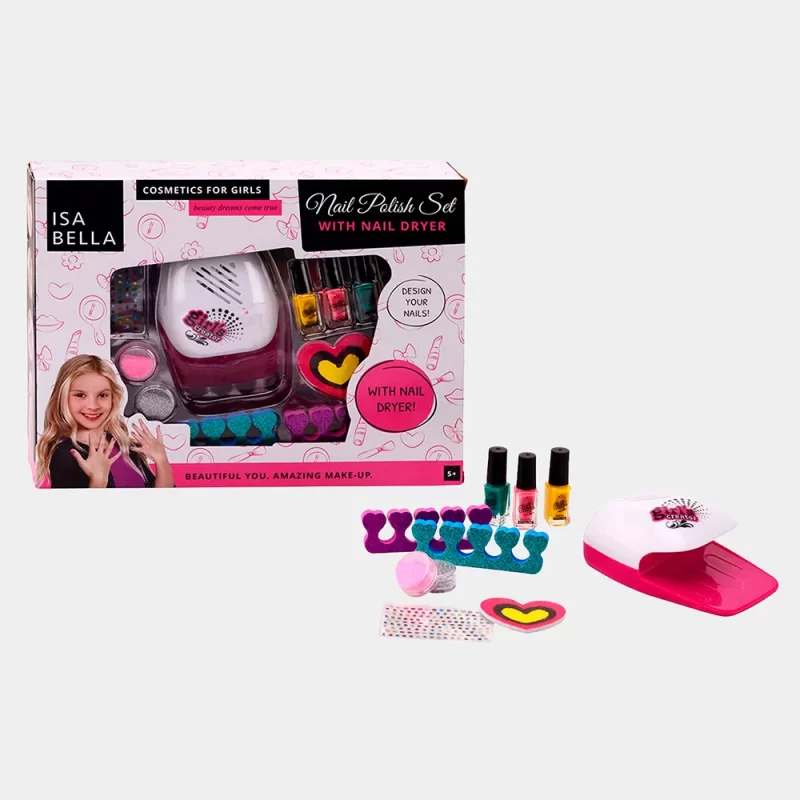 Brinquedo Isabella Manicure com Secador de Unhas +5 Anos_1