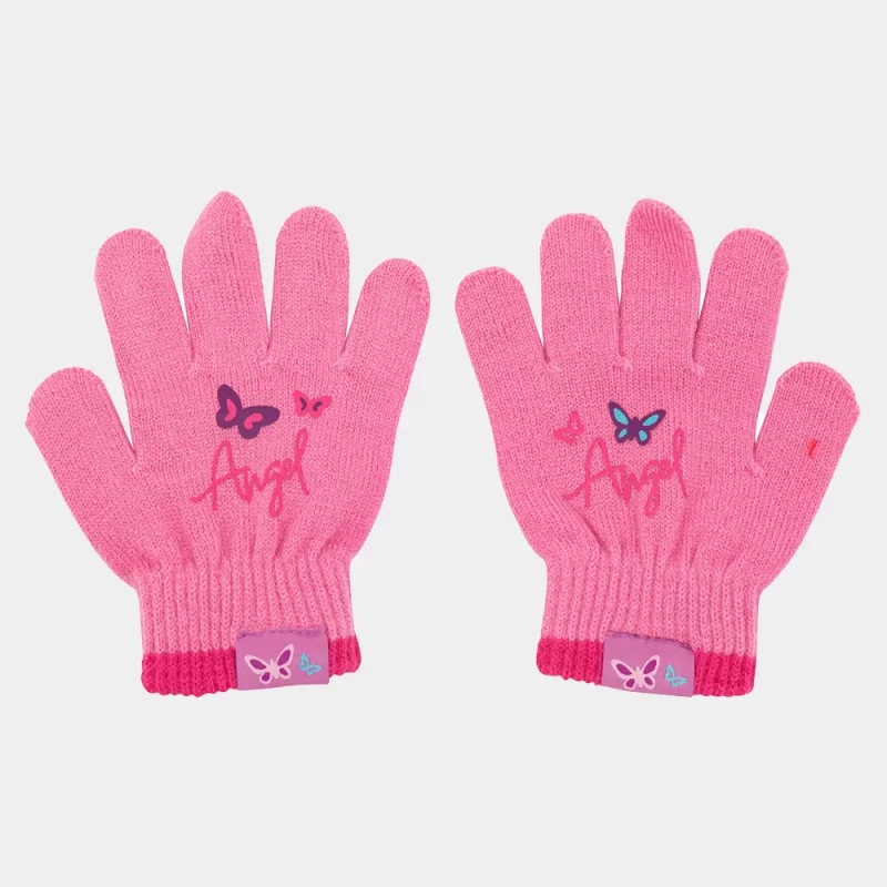 Conjunto Rosa Stitch Gorro Luvas e Gola T.U._2