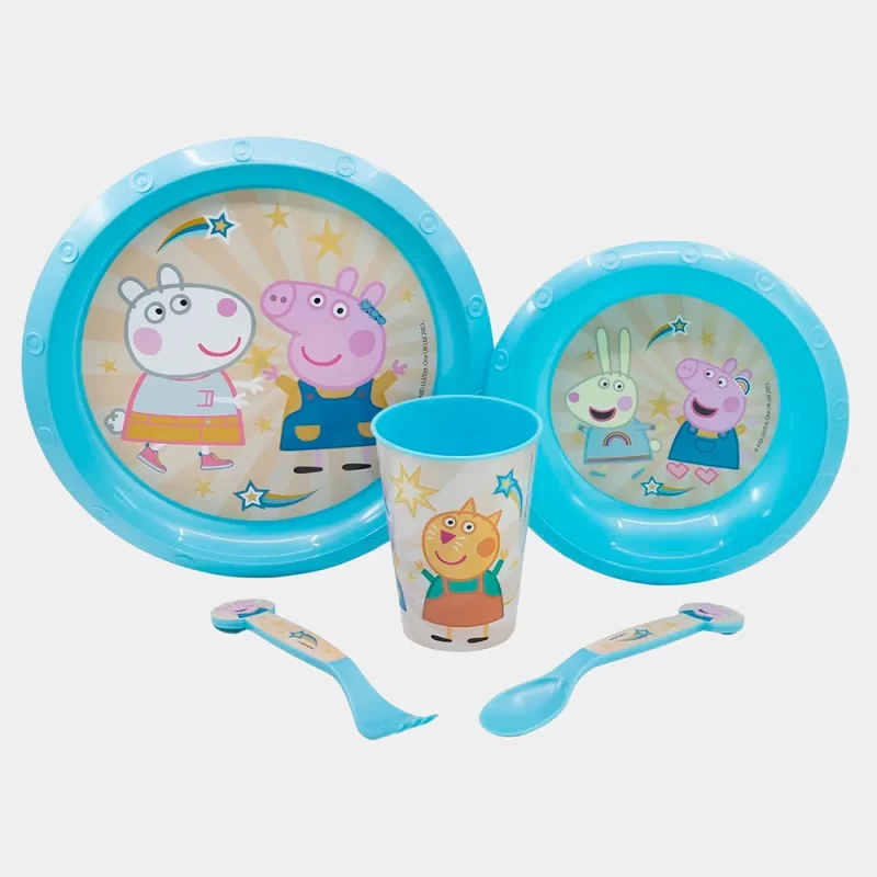 Conjunto de Refeição da Peppa com 5pcs_1