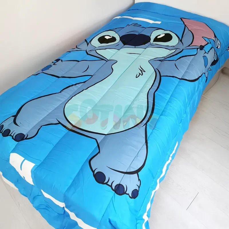 Edredão Lilo e Stitch Azul de 170x260cm