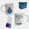 Caneca de Cerâmica FCP Porto para Colorir