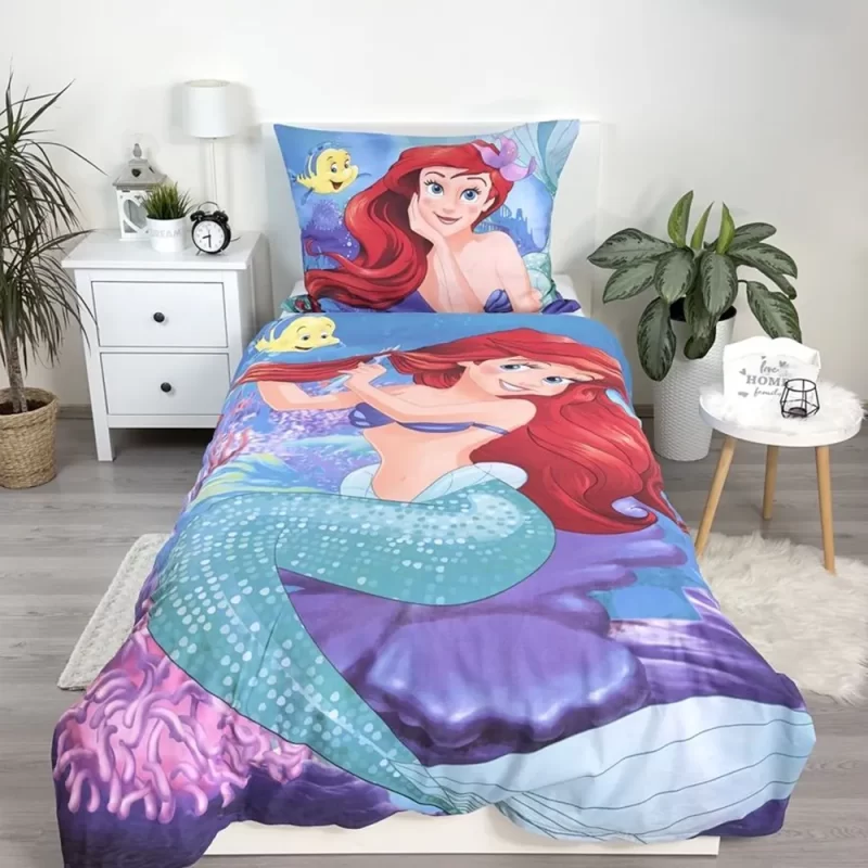 Capa de Edredão Pequena Sereia Ariel