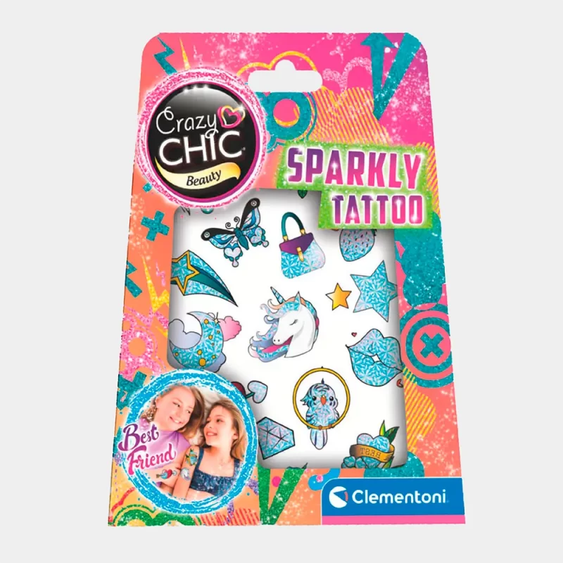 Clementoni Crazy Chic Sparkly Glitter tattoo