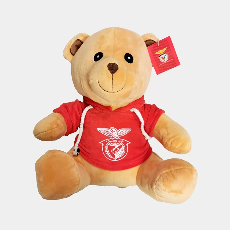 Peluche Urso com Sweat Benfica de 30cm