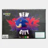 Caderno Desenho Sonic A4 com Stickers