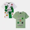 T-Shirt Minecraft Game On de 6-12 Anos