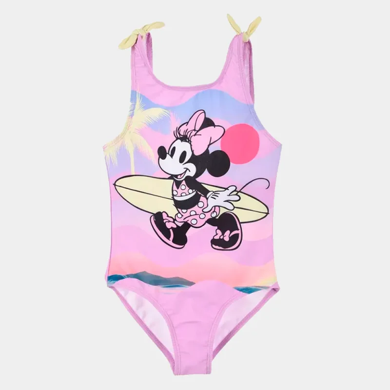 Fato de Banho Minnie com Lacinhos de 3-8 Anos_1