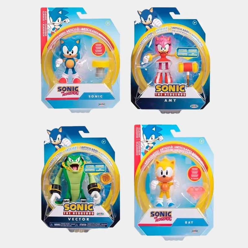 Figuras Articuladas Sonic the Hedgehog de 10cm
