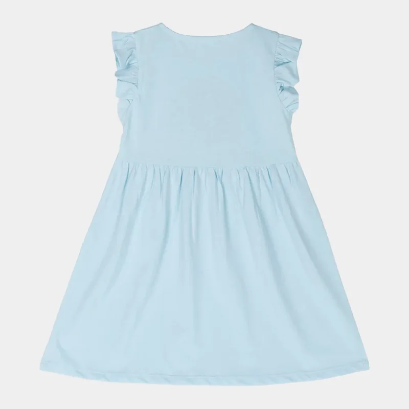 Vestido Single Jersey Gabby Azul de 2-6 Anos_3